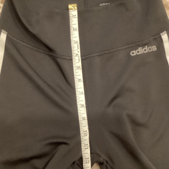 adidas Climalite 3-Stripe Leggings, Size M - Picture 9 of 11